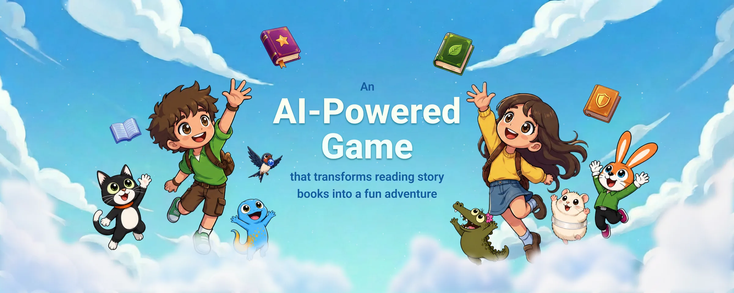 An AI-powered game that transforms reading story books into a fun adventure