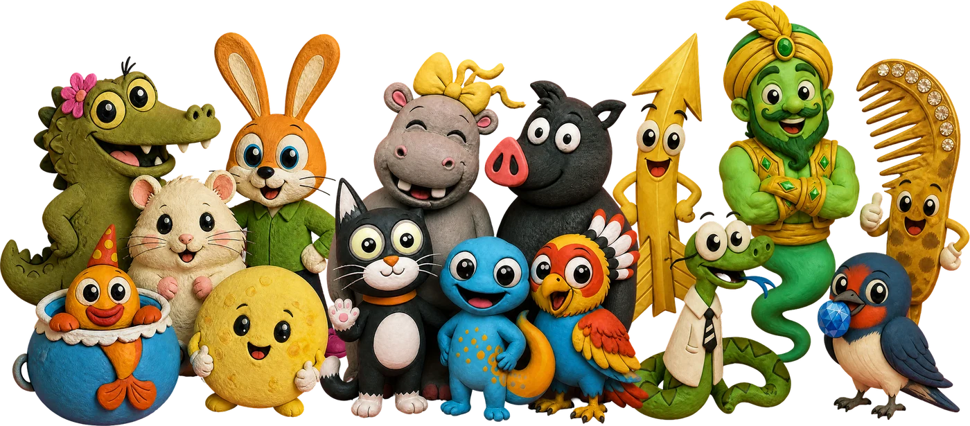 Reading Buddy mascot cast
